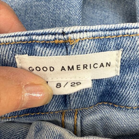 Good American Jeans Women's 8/29 Light Blue Skinny Stretch High Rise Preppy - Picture 4 of 12